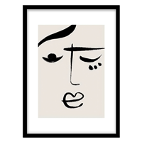 قیمت و خرید تابلو دکوراتیو مدل پرتره انتزاعی کد 0979