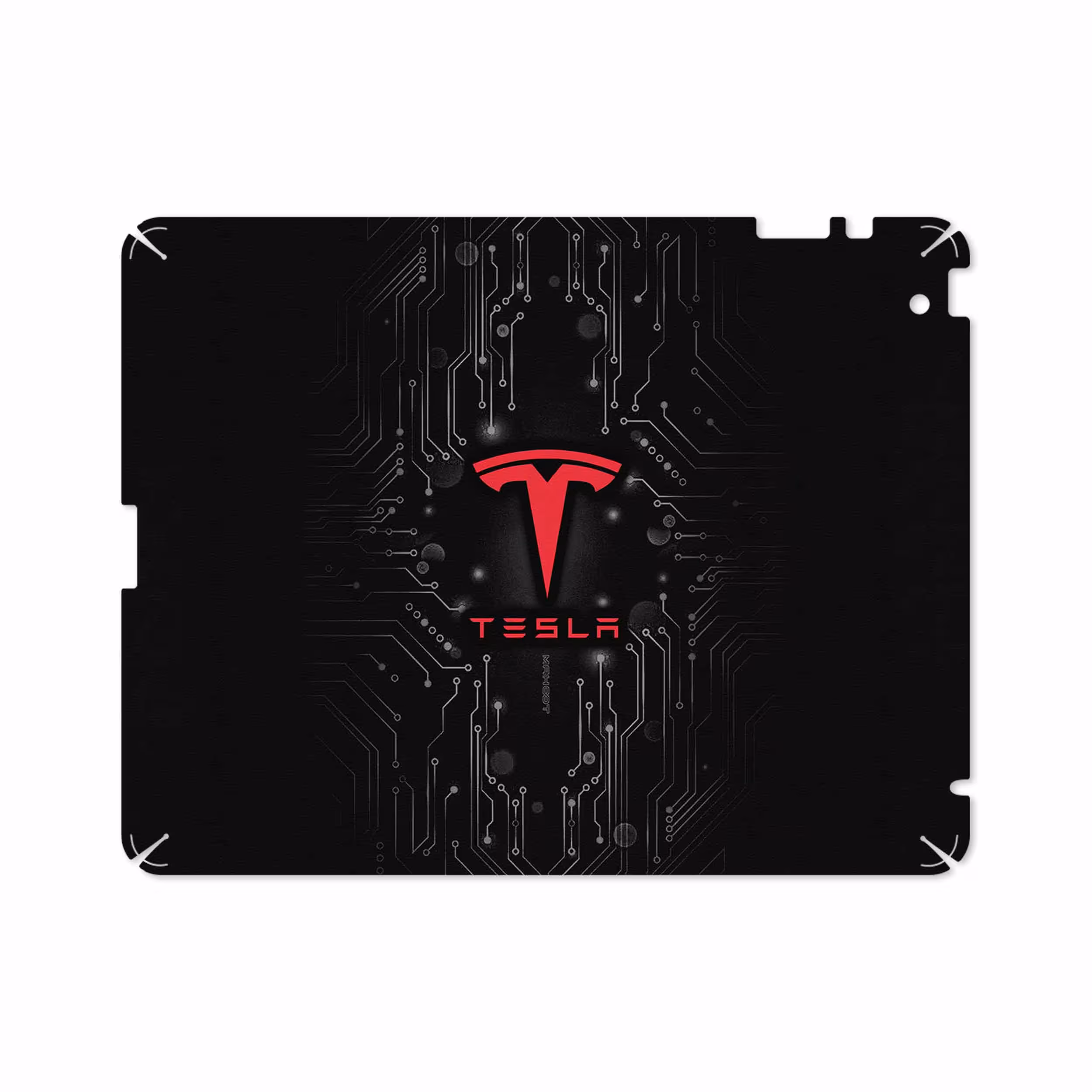 برچسب پوششی ماهوت مدل TESLA مناسب برای تبلت اپل iPad 2 2011 A1397