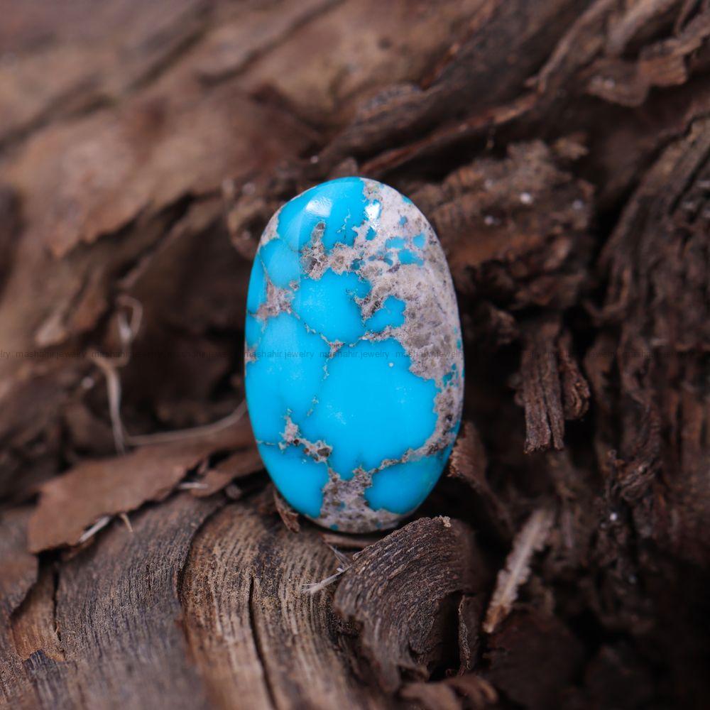 نگین فیروزه شجری کد 12013 - جواهری مشاهیر