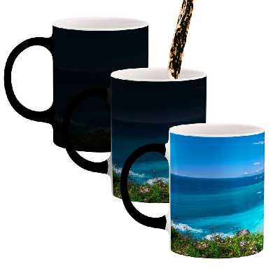 ماگ حرارتی کاکتی طرح منظره مدل mgh13127