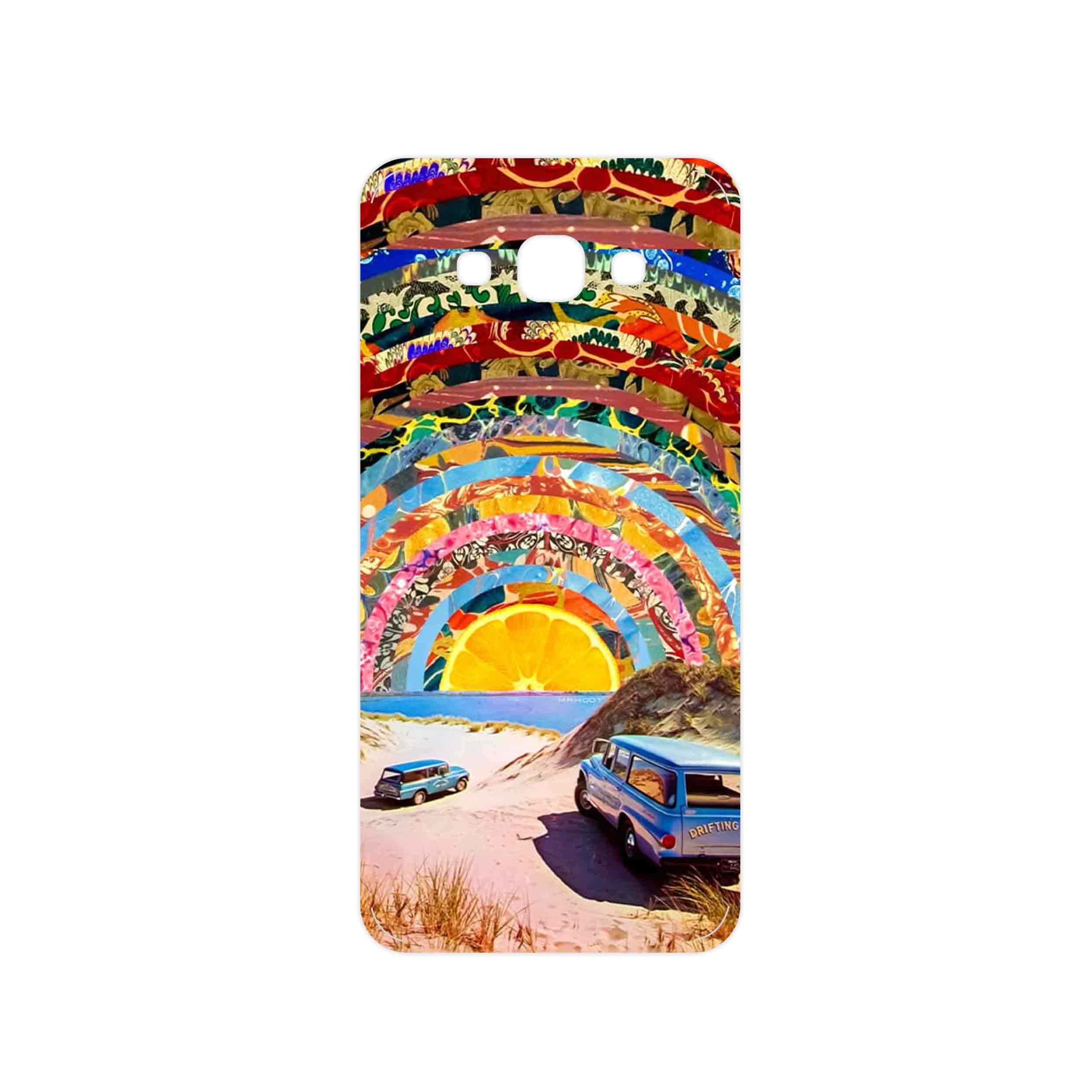 برچسب پوششی ماهوت مدل Collage of Orange Sky مناسب برای گوشی موبایل سامسونگ Galaxy A8