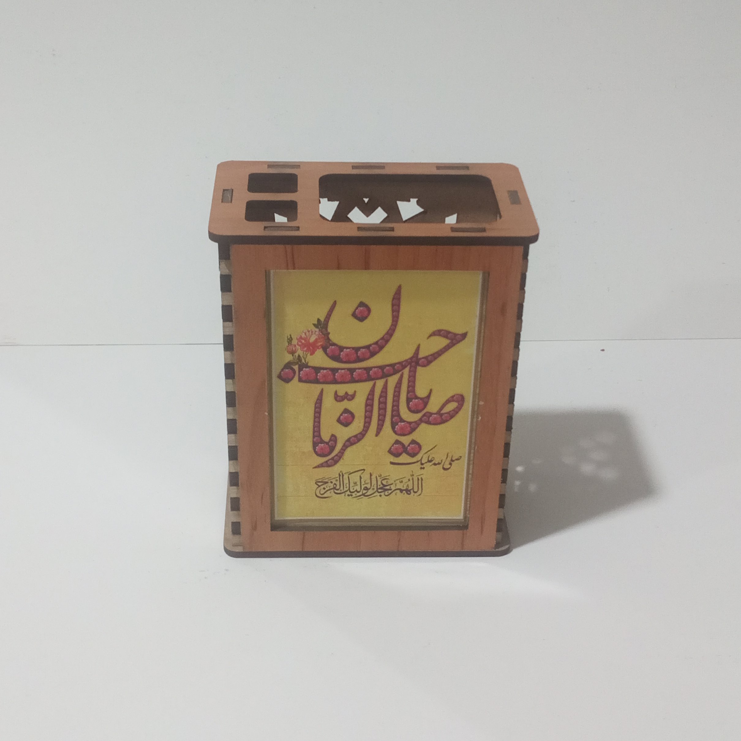 جاقلمی چوبی لیزری طرح امام زمان