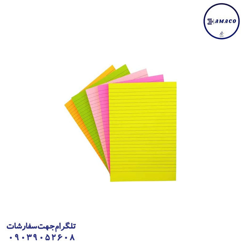 نوت A6 خط دار معمولی 101*152