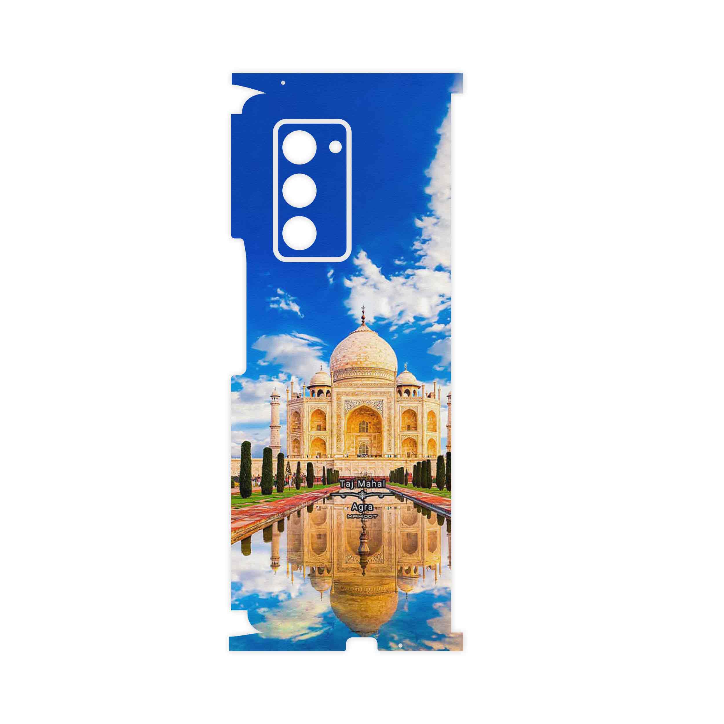 برچسب پوششی ماهوت مدل The Taj Mahal-FullSkin مناسب برای گوشی موبایل سامسونگ Galaxy Z FOLD 2