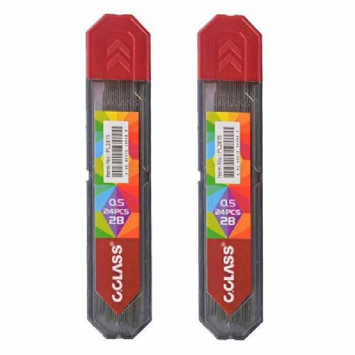 نوک مداد مکانیکی یا اتود سایز 0.5 میلیمتر سی کلاس مدلPL2815 پک دو عددی