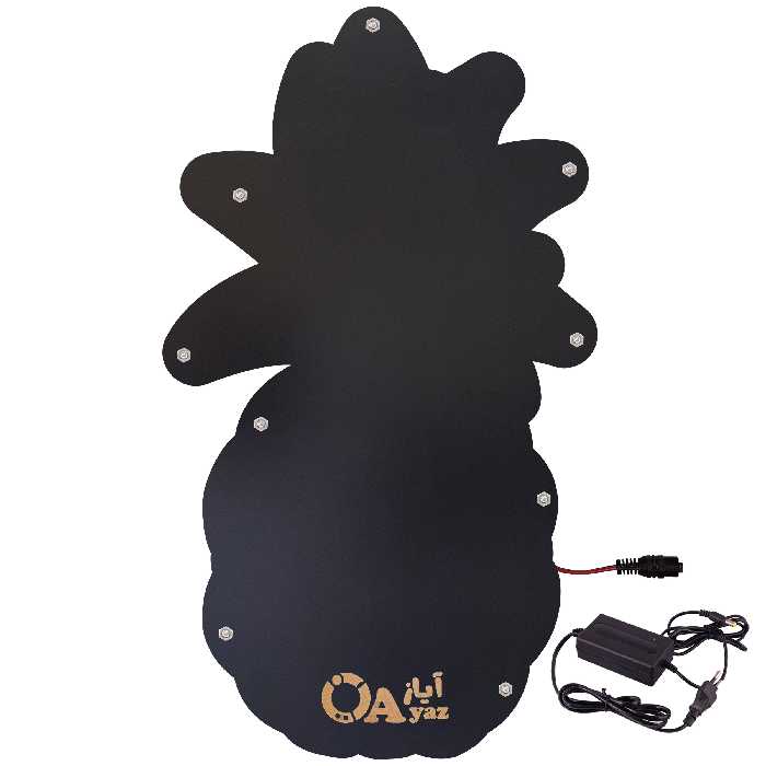 تابلو ال ای دی آیاز طرح میوه آناناس کد 479