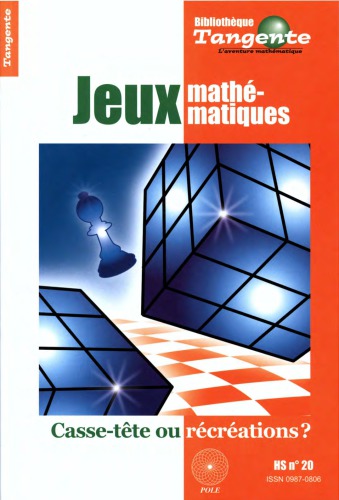 خرید و دانلود نسخه کامل کتاب Jeux mathématiques : casse-tête ou récréations ?