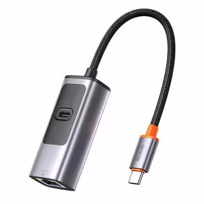 مبدل USB-C به LAN مک دودو مدل 1000Mbps HU-0680 