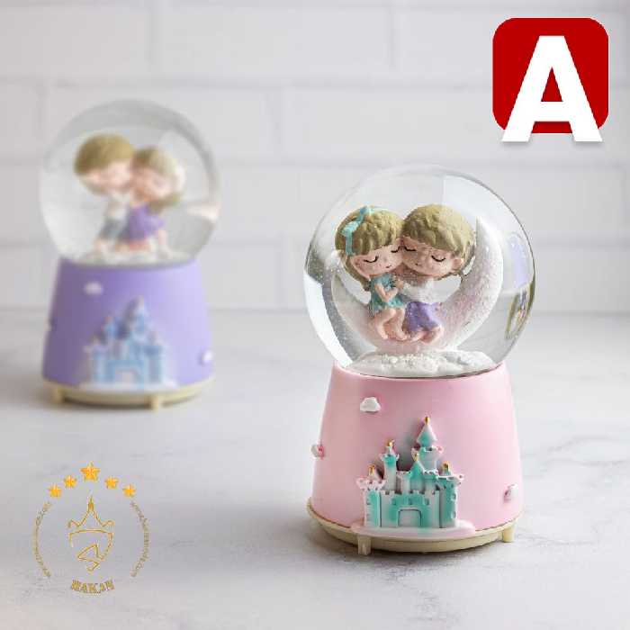 گوی موزیکال پمپی قلعه عشق | کد A9