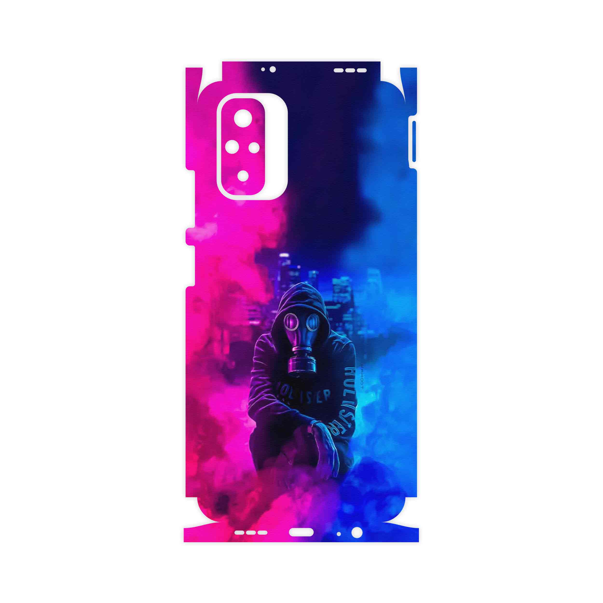 برچسب پوششی ماهوت مدل Smoke Rainbow Digital Art 2-FullSkin مناسب برای گوشی موبایل شیائومی Redmi Note 10s