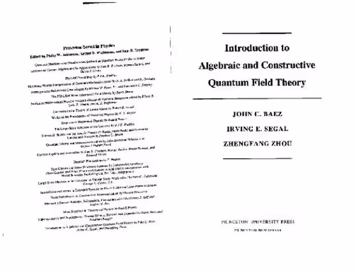 خرید و دانلود نسخه کامل کتاب Introduction to algebraic and constructive quantum field theory