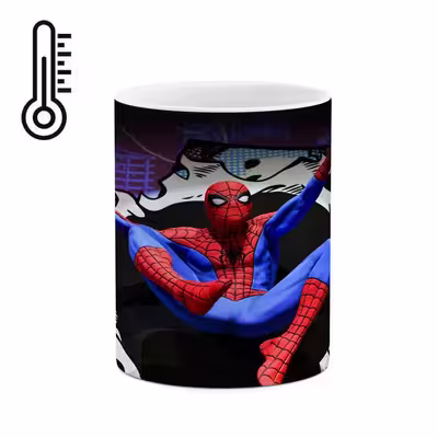 ماگ حرارتی طرح مرد عنکبوتی Spider man  مدل mgph15794