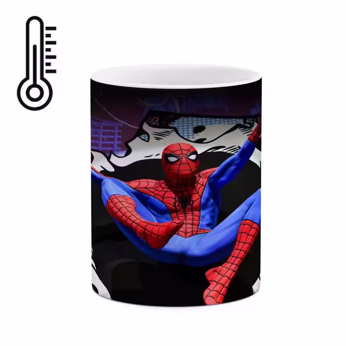 ماگ حرارتی طرح مرد عنکبوتی Spider man  مدل mgph15794
