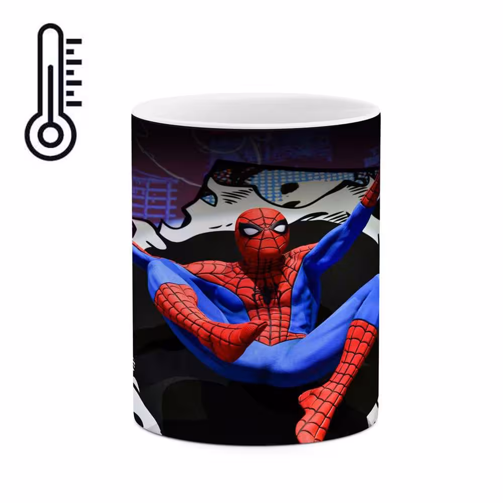 ماگ حرارتی طرح مرد عنکبوتی Spider man  مدل mgph15794