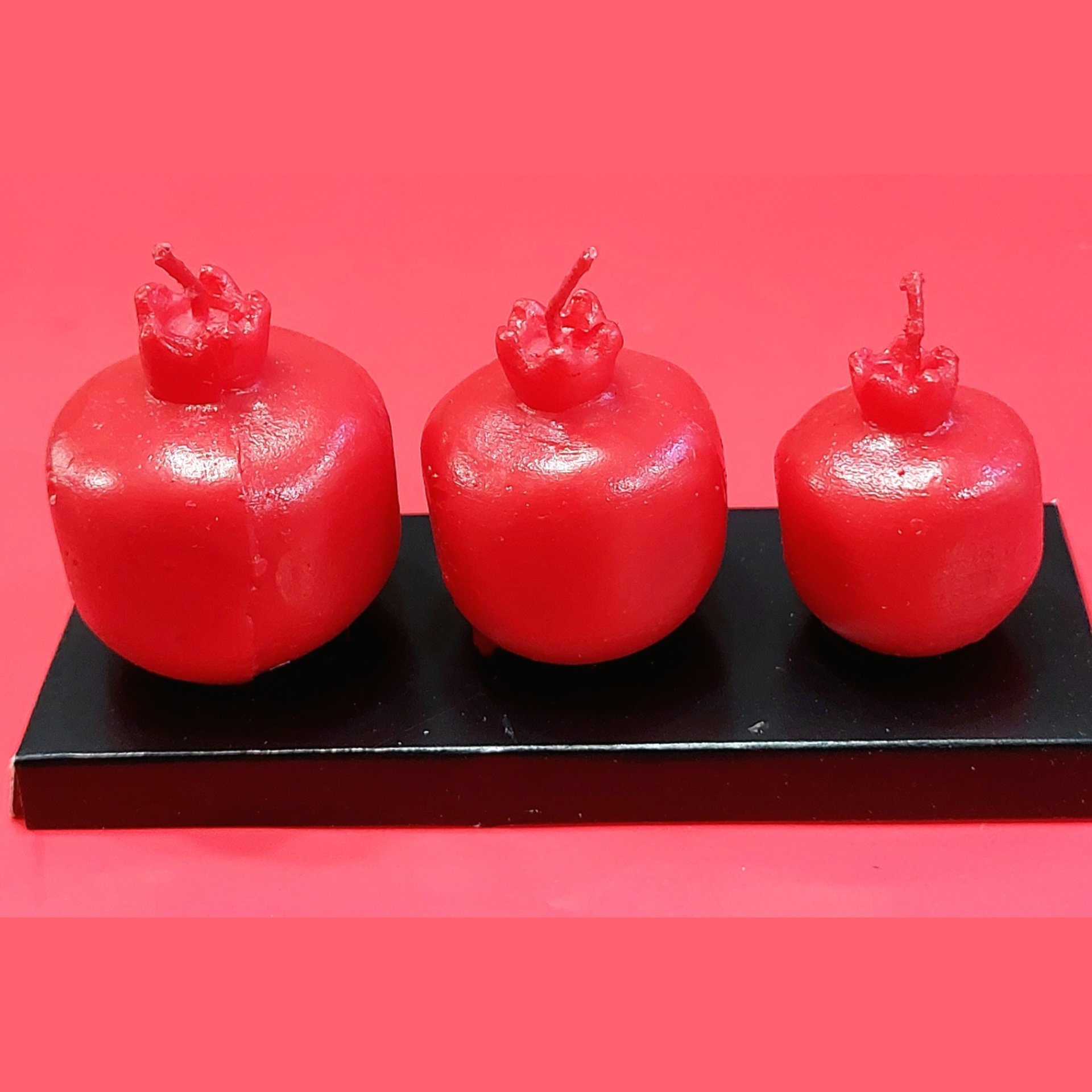 شمع یلدایی انار 3سایز