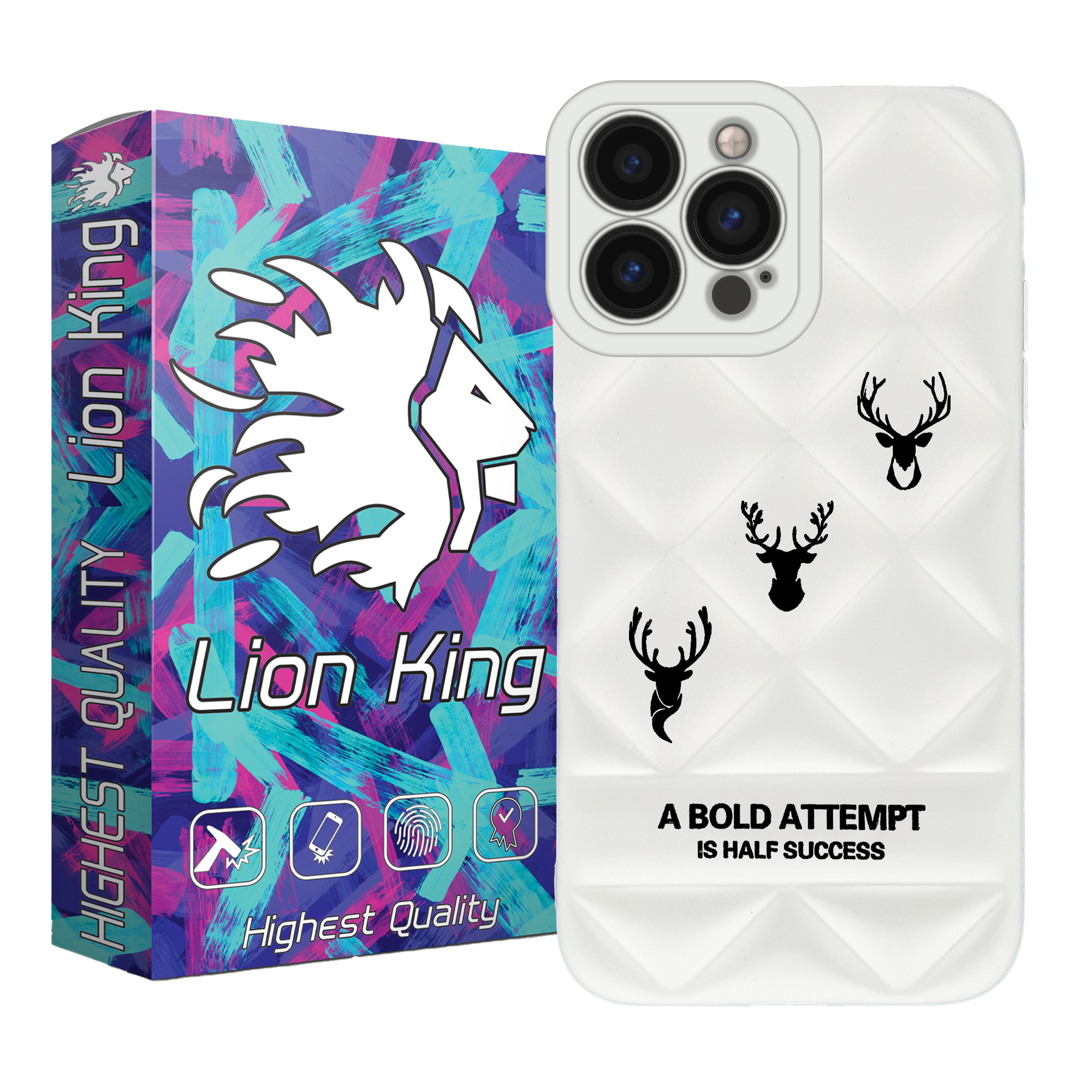 کاور لاین کینگ مدل DEERBaleshti مناسب برای گوشی موبایل اپل IPhone 12 pro Max