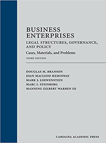 خرید و دانلود نسخه کامل کتاب Business Enterprises--Legal Structures, Governance, and Policy Cases, Materials, and Problems (3rd edition) -   pdf