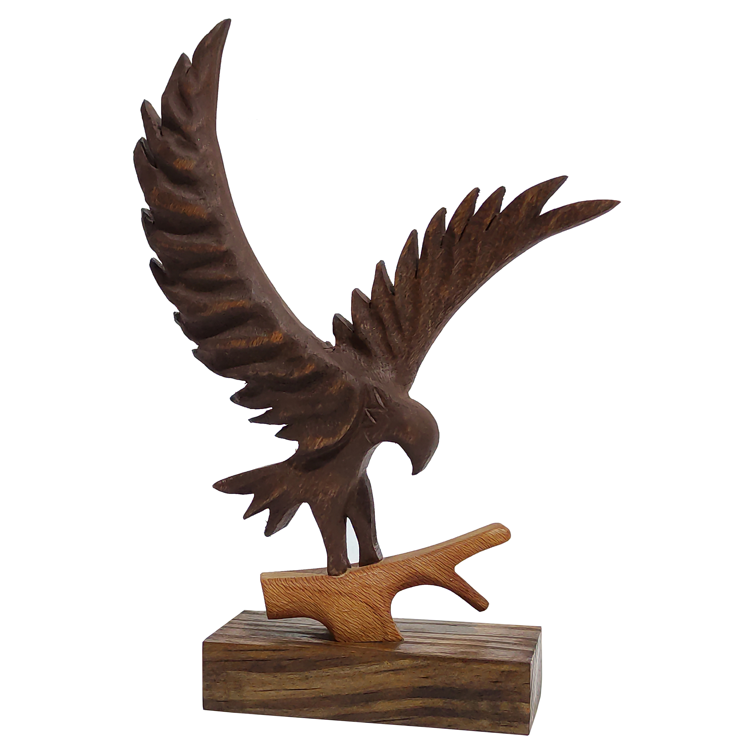 مجسمه چوبی طرح عقاب مدل 40115