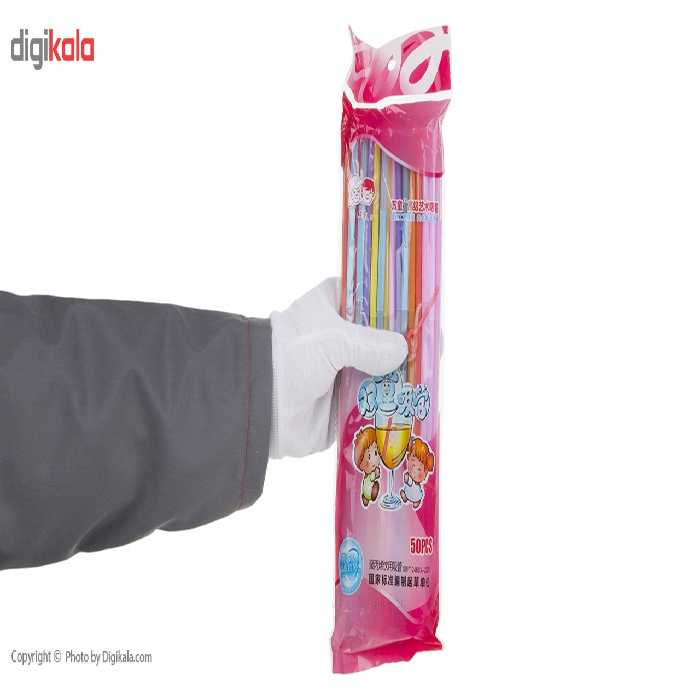 نی یکبار مصرف کد 2038 بسته 50 عددی