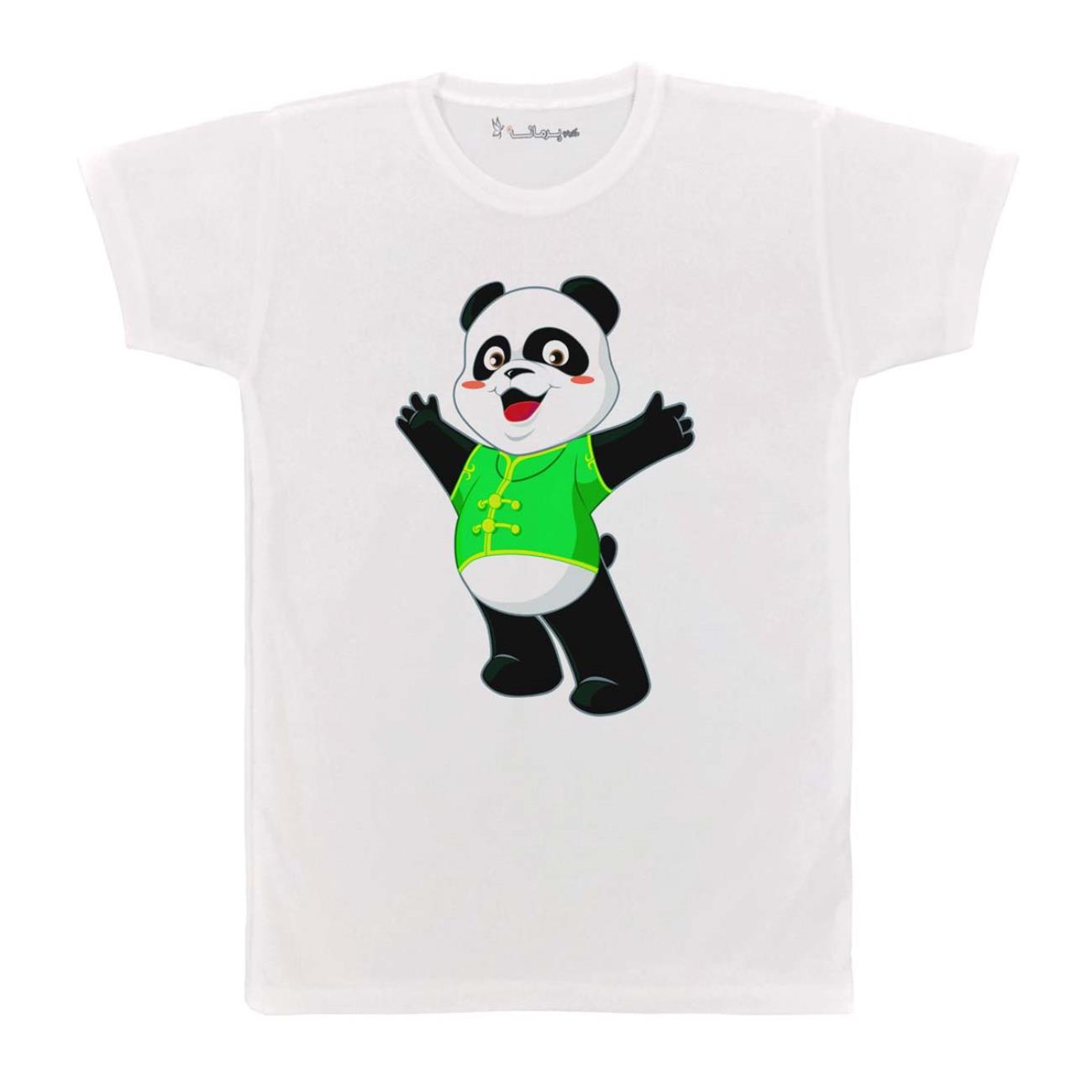 تی شرت بچگانه پرمانه طرح پاندای کونگ فو کار کد pmt.4535