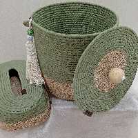 سطل و جای دستمال کاغذی 