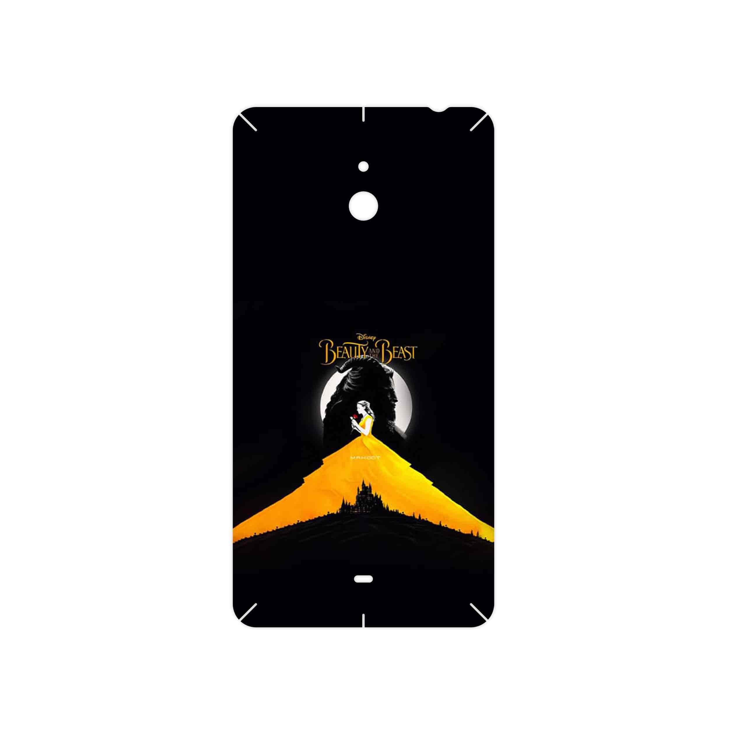 برچسب پوششی ماهوت مدل Beauty and the Beast مناسب برای گوشی موبایل نوکیا Lumia 1320