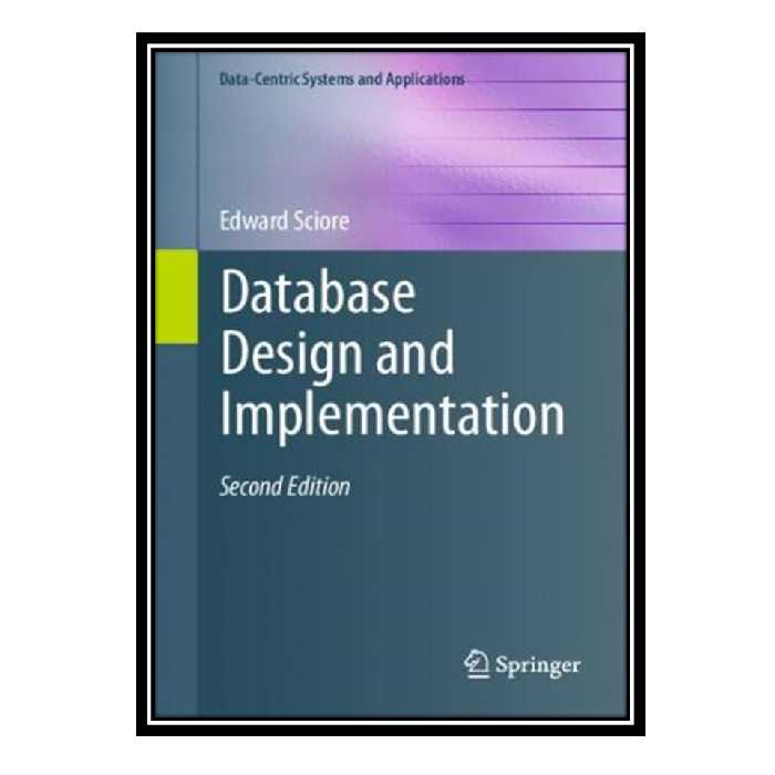 کتاب Database Design and Implementation (Java, JDBC) اثر Edward Sciore انتشارات مؤلفین طلایی