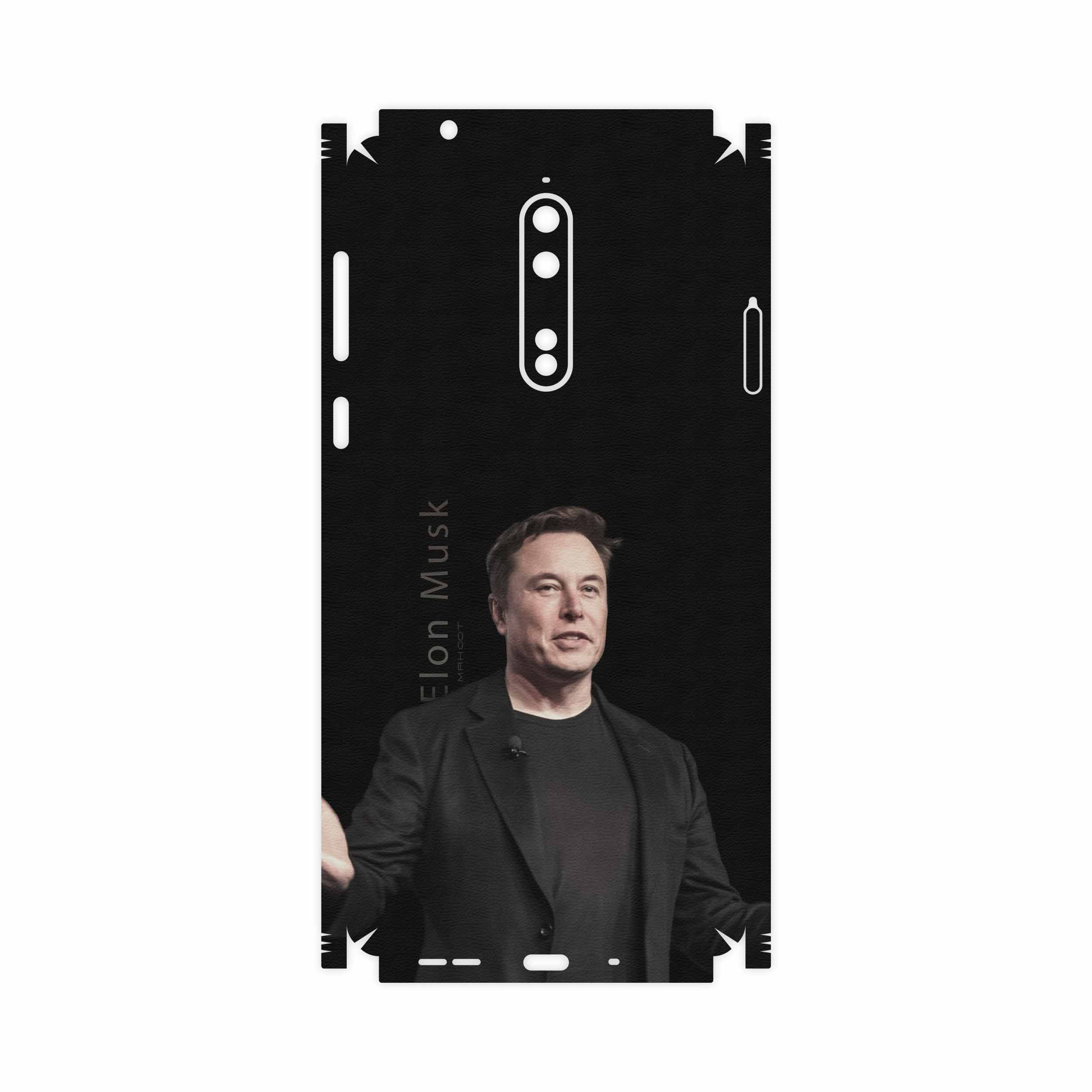 برچسب پوششی ماهوت مدل Elon Musk-FullSkin مناسب برای گوشی موبایل نوکیا 8
