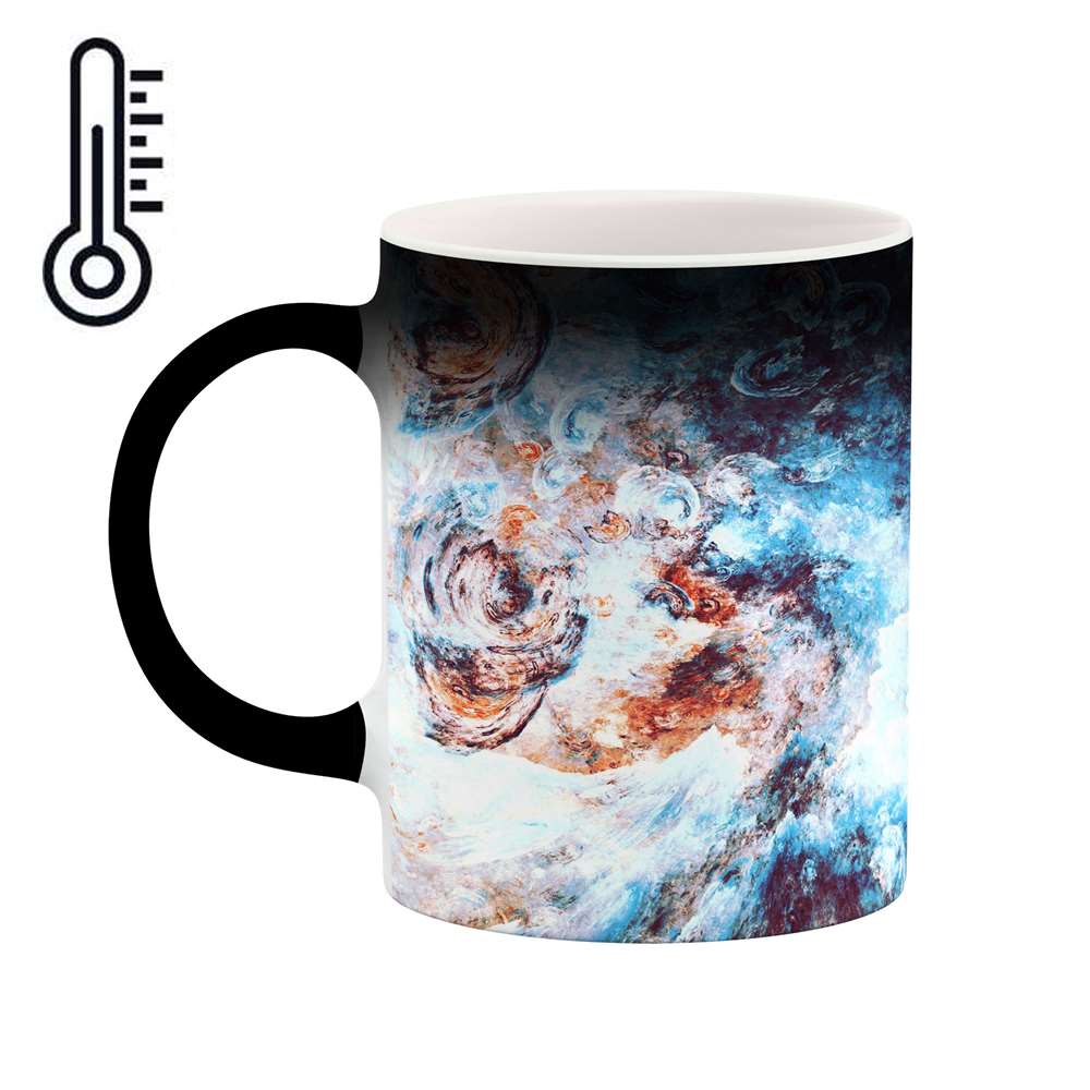 ماگ حرارتی کاکتی طرح نقاشی مدل mgh13908