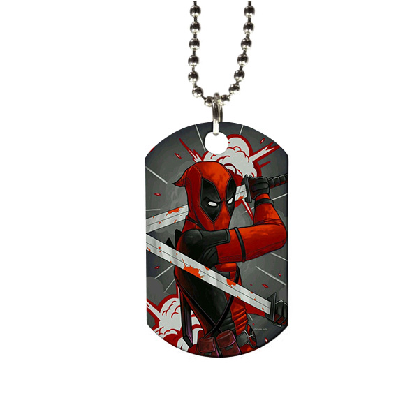 گردنبند طرح ددپول مدل pk174