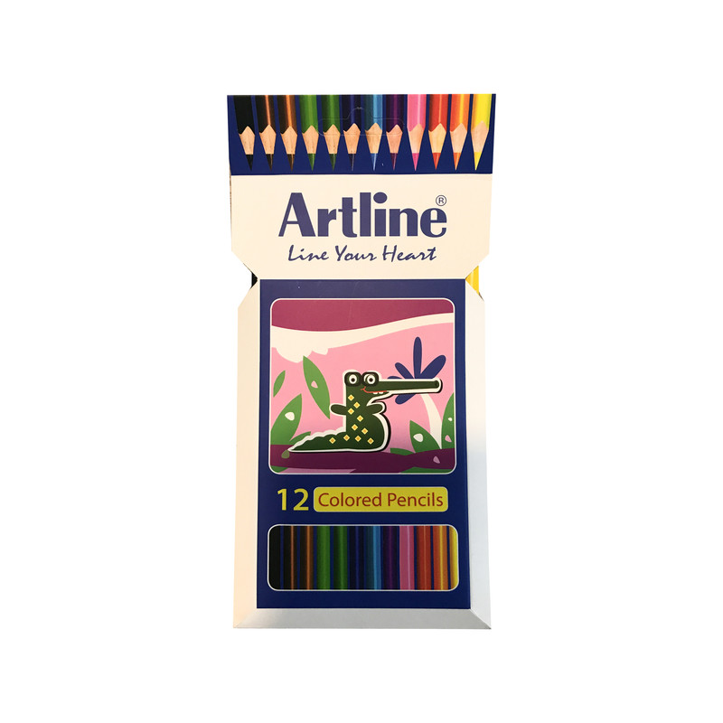 مداد رنگی 12 رنگ آرت لاین مدل فانتزی