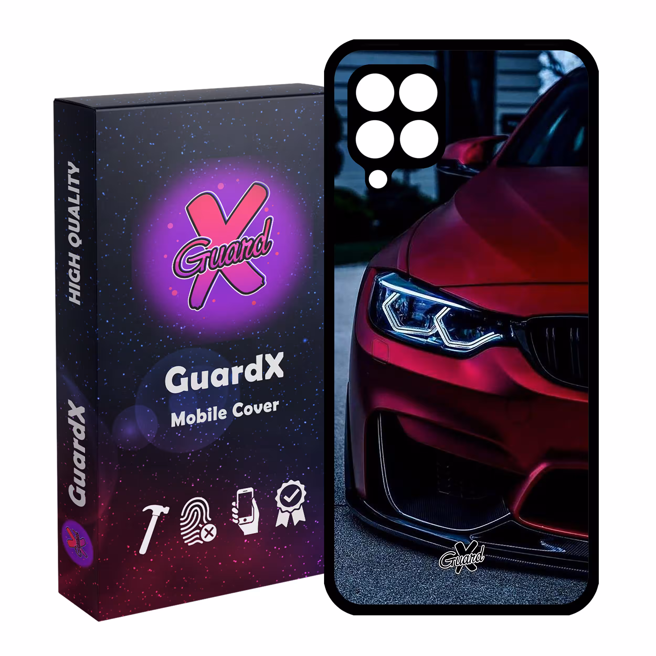 کاور گارد ایکس طرح BMW مدل Glass10298 مناسب برای گوشی موبایل سامسونگ Galaxy A12