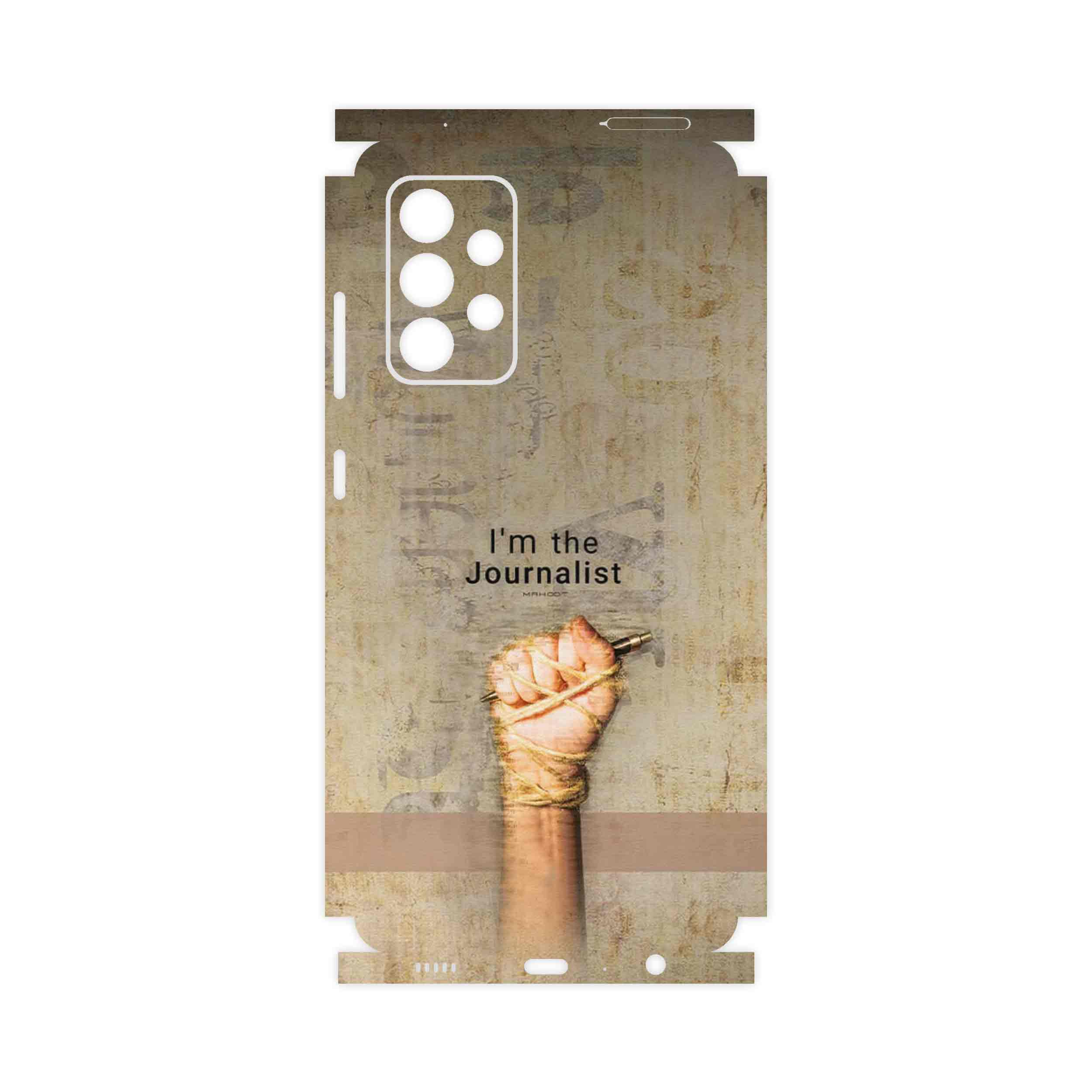 برچسب پوششی ماهوت مدل Journalist-FullSkin مناسب برای گوشی موبایل سامسونگ Galaxy A52s 5G