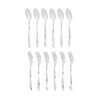 سرویس قاشق و چنگال 12 پارچه مدل AZ-001