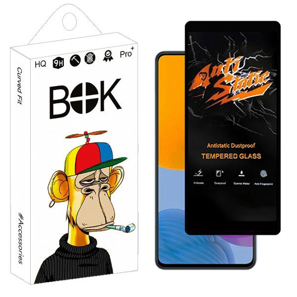 محافظ صفحه نمایش بوک مدل Carbon Antistatic مناسب برای گوشی موبایل سامسونگ Galaxy A71 / M62 / F62 | کالا برتری