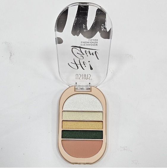 یوشاس پالت هایلایتر پنچ رنگ چند کاره کد ES39264 رنگ شماره 4