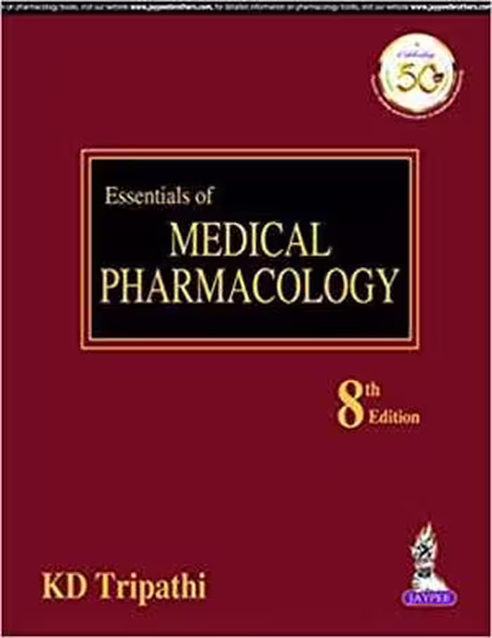 [PDF] دانلود کتاب Essentials Of Medical Pharmacology, 8th ed, 2018