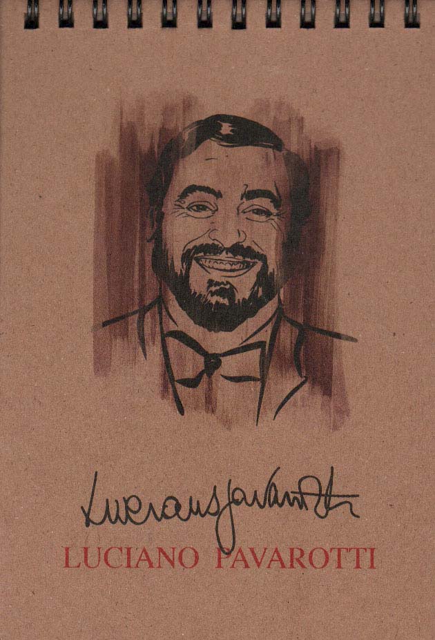 دفترچه یادداشت بی خط (موسیقی دان،طرح لوچانو پاواروتی،LUCITANO PAVAROTTI)،(سیمی) - ناشربوک | خرید آنلاین کتاب
