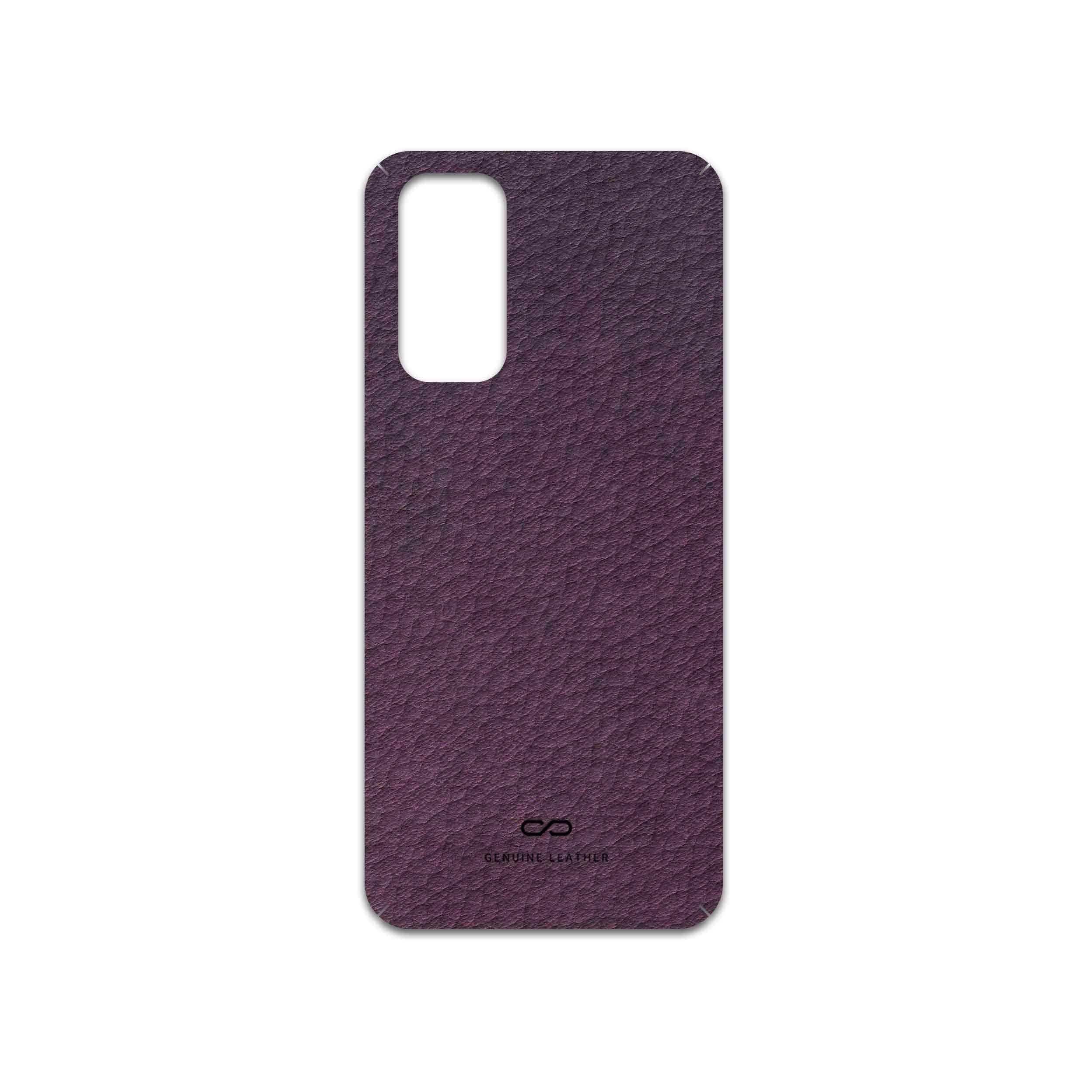 برچسب پوششی ماهوت مدل Purple-Leather مناسب برای گوشی موبایل شیائومی Redmi Note 11