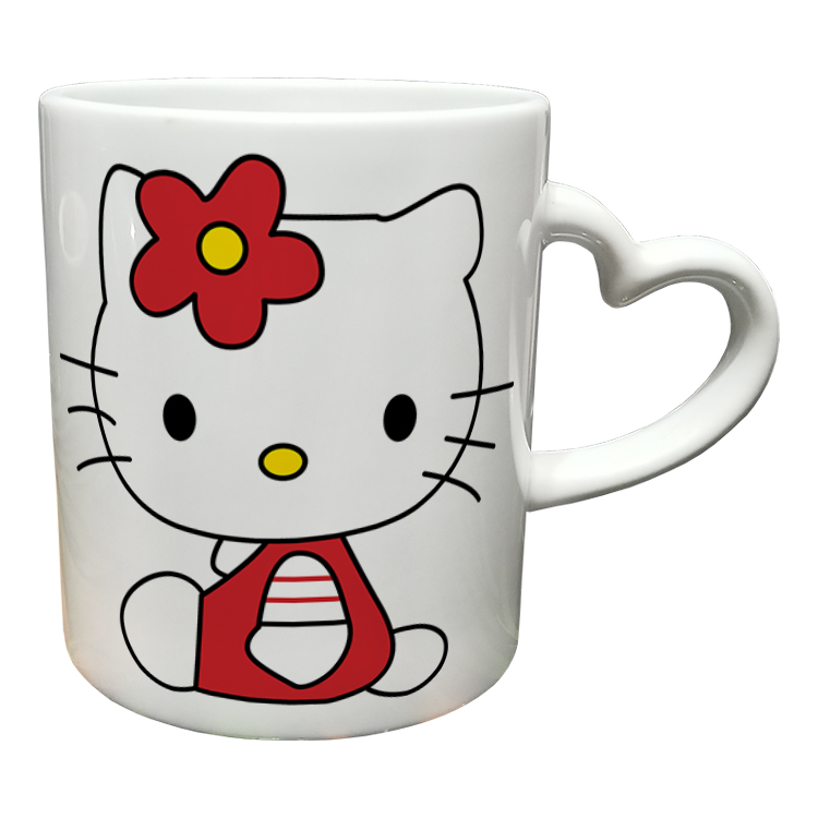 ماگ مدل دسته قلبی طرح کیتی کد 62