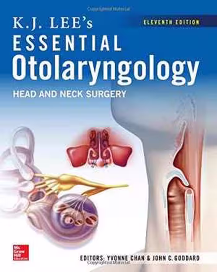 [PDF] دانلود کتاب Kj Lee’S Essential Otolaryngology, 11th ed, 2015