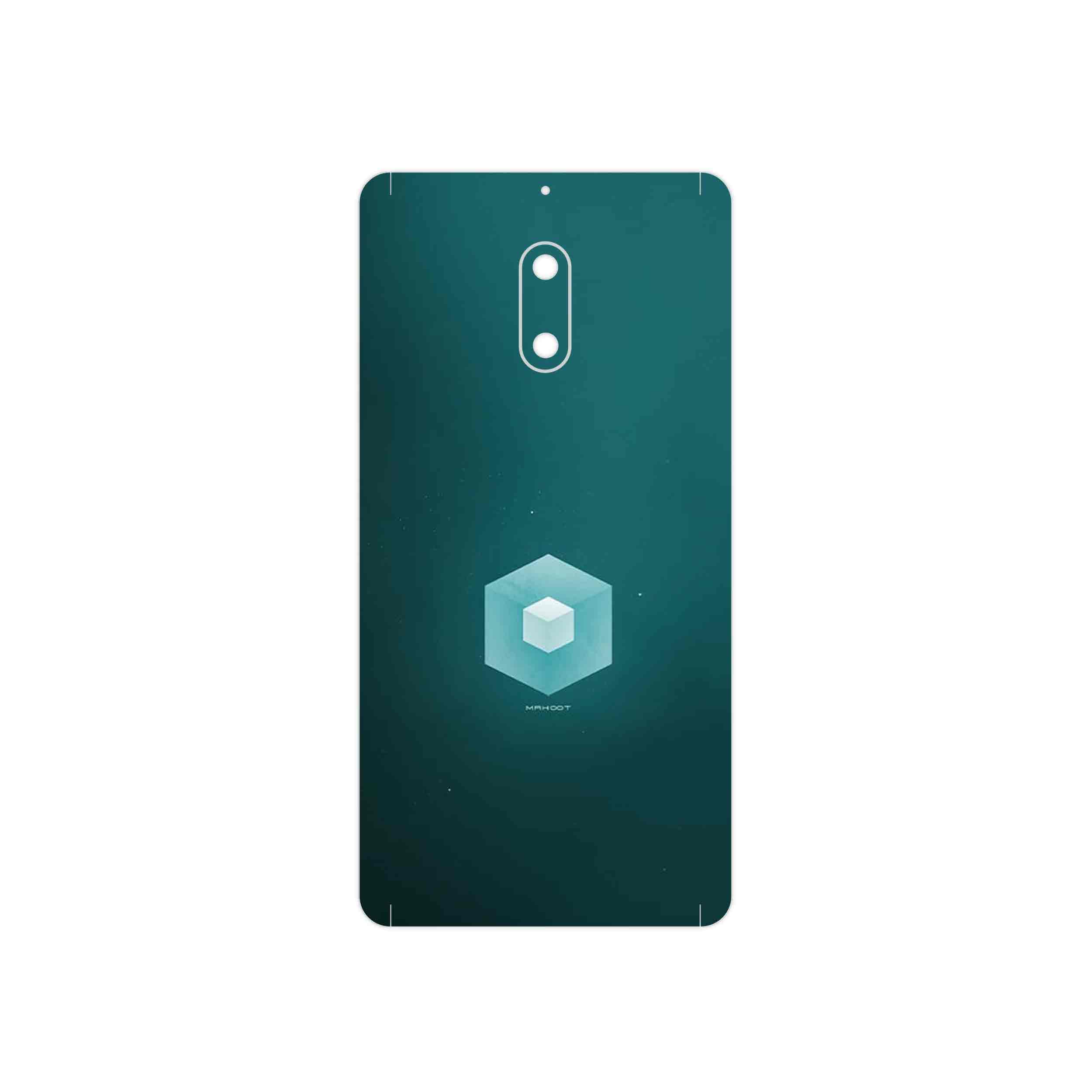 برچسب پوششی ماهوت مدل Minimal Cube icon مناسب برای گوشی موبایل نوکیا 6
