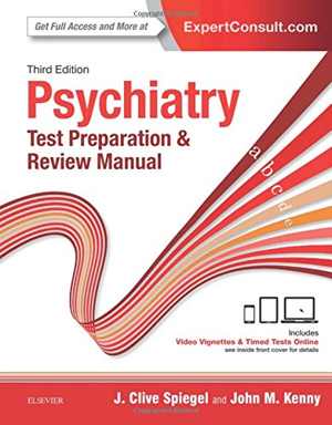 [PDF] دانلود کتاب Psychiatry Test Preparation And Review Manual, 3E, 3rd ed, 2016