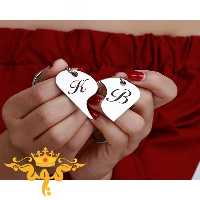 جاکلیدی استیل ست قلب عاشقانه مدل Givi1