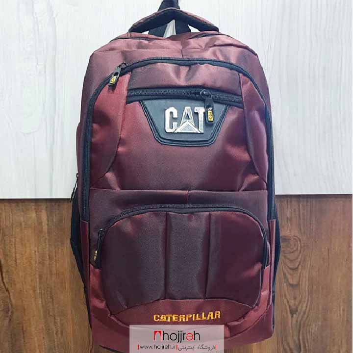 اطلاعات ، قیمت و خرید کوله کت CAT زرشکی کد VM344