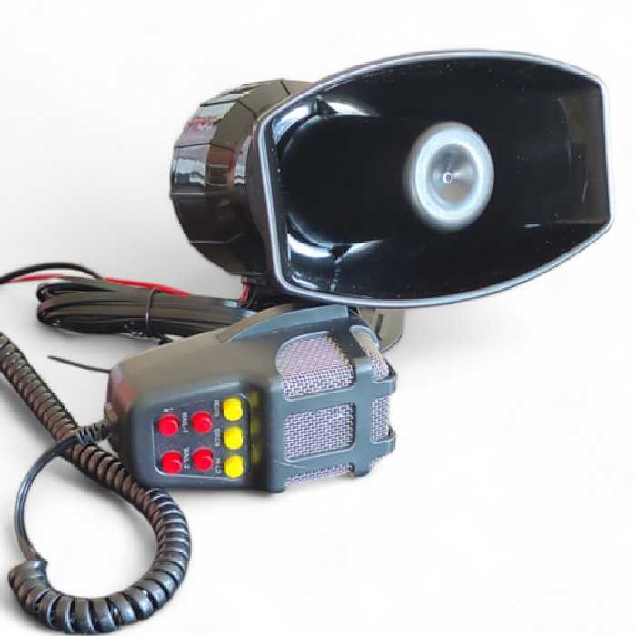 خرید آژیر خودرو پلیسی با 7صدا به همراه بلندگو | اتوموبی