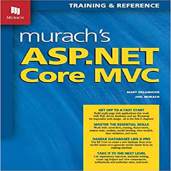 خرید و دانلود نسخه کامل کتاب Murach&#039;s ASP.NET Core MVC [2020] - pdf