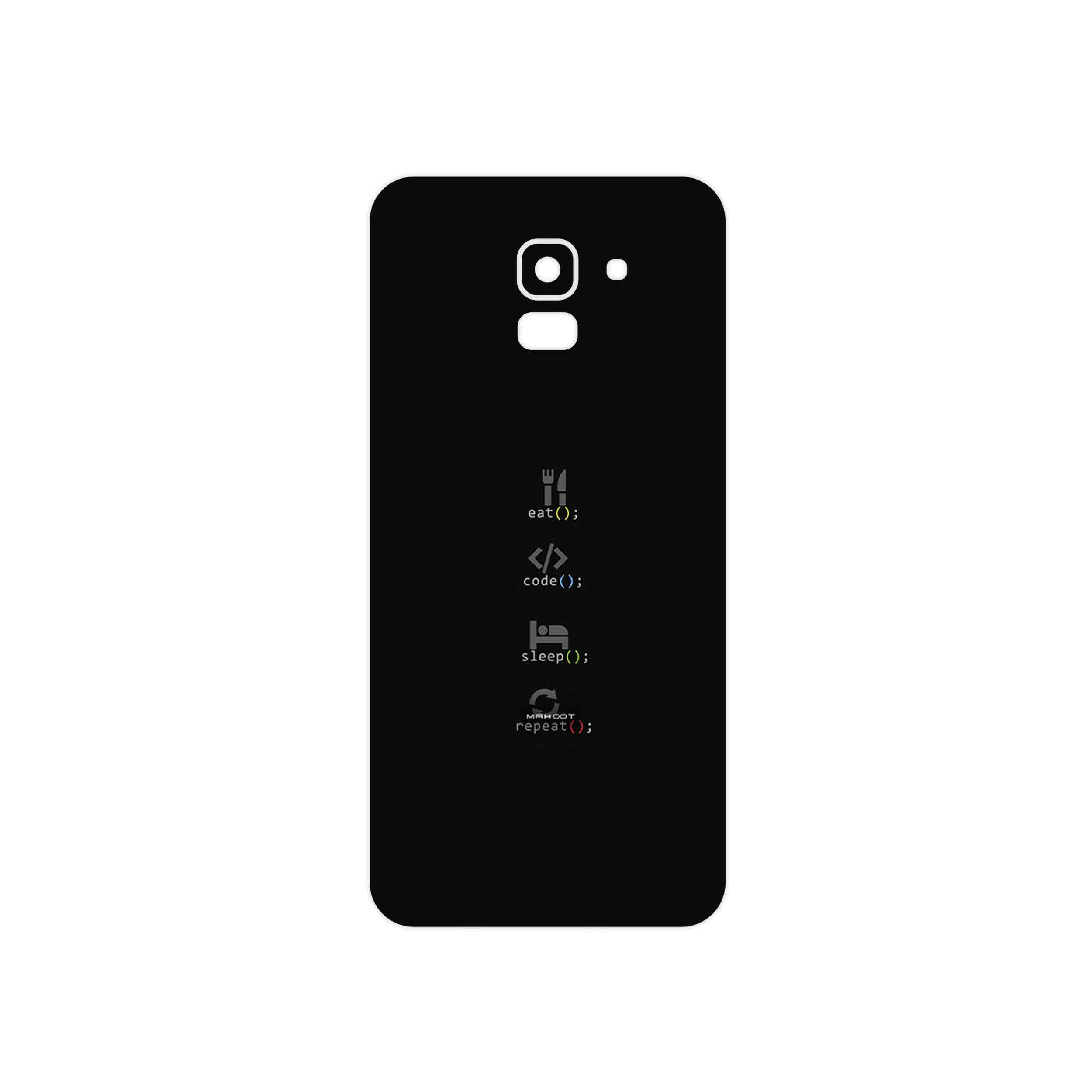 برچسب پوششی ماهوت مدل Programming 2 مناسب برای گوشی موبایل سامسونگ Galaxy J6