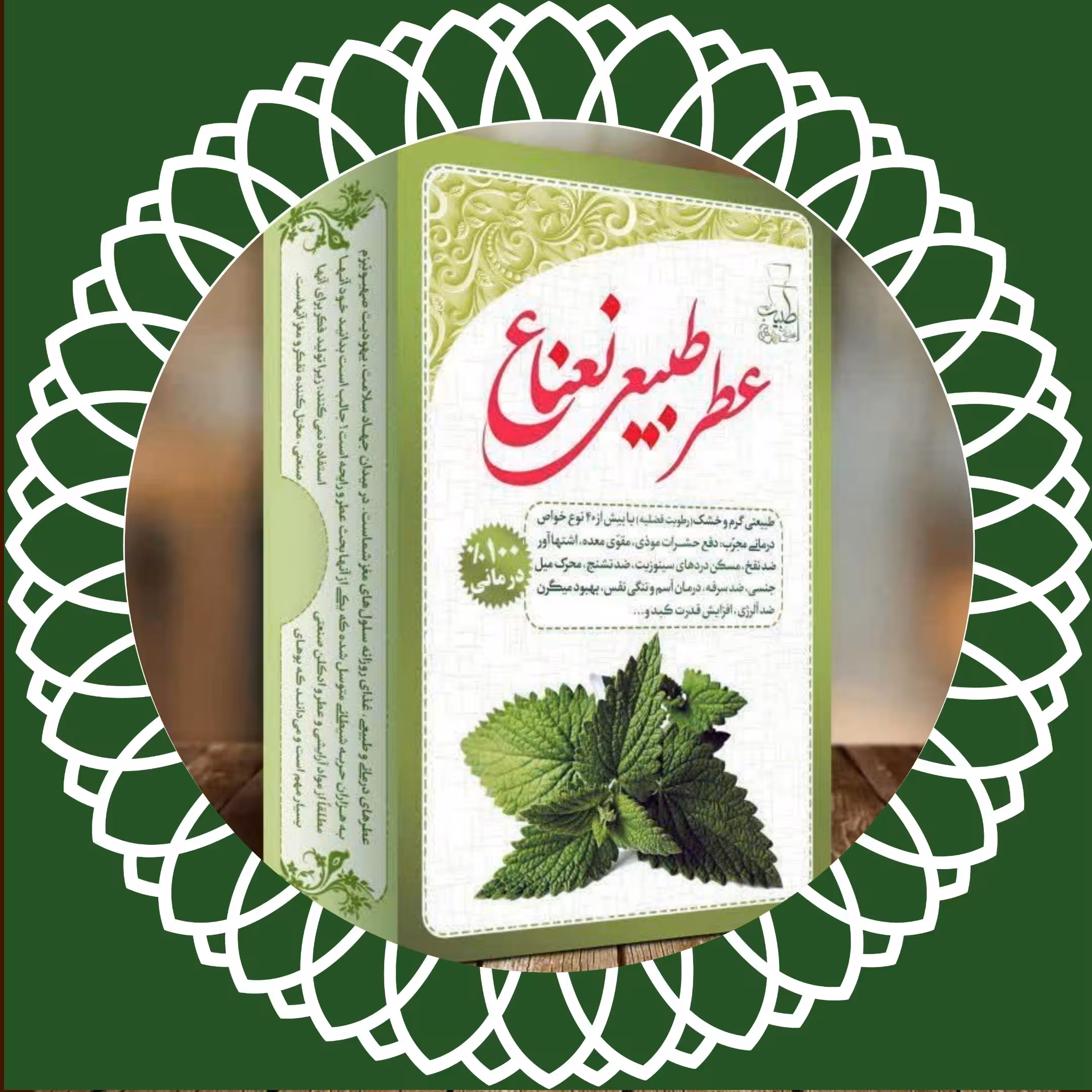 عطر 100٪ طبیعی نعناع مرهم طبیب