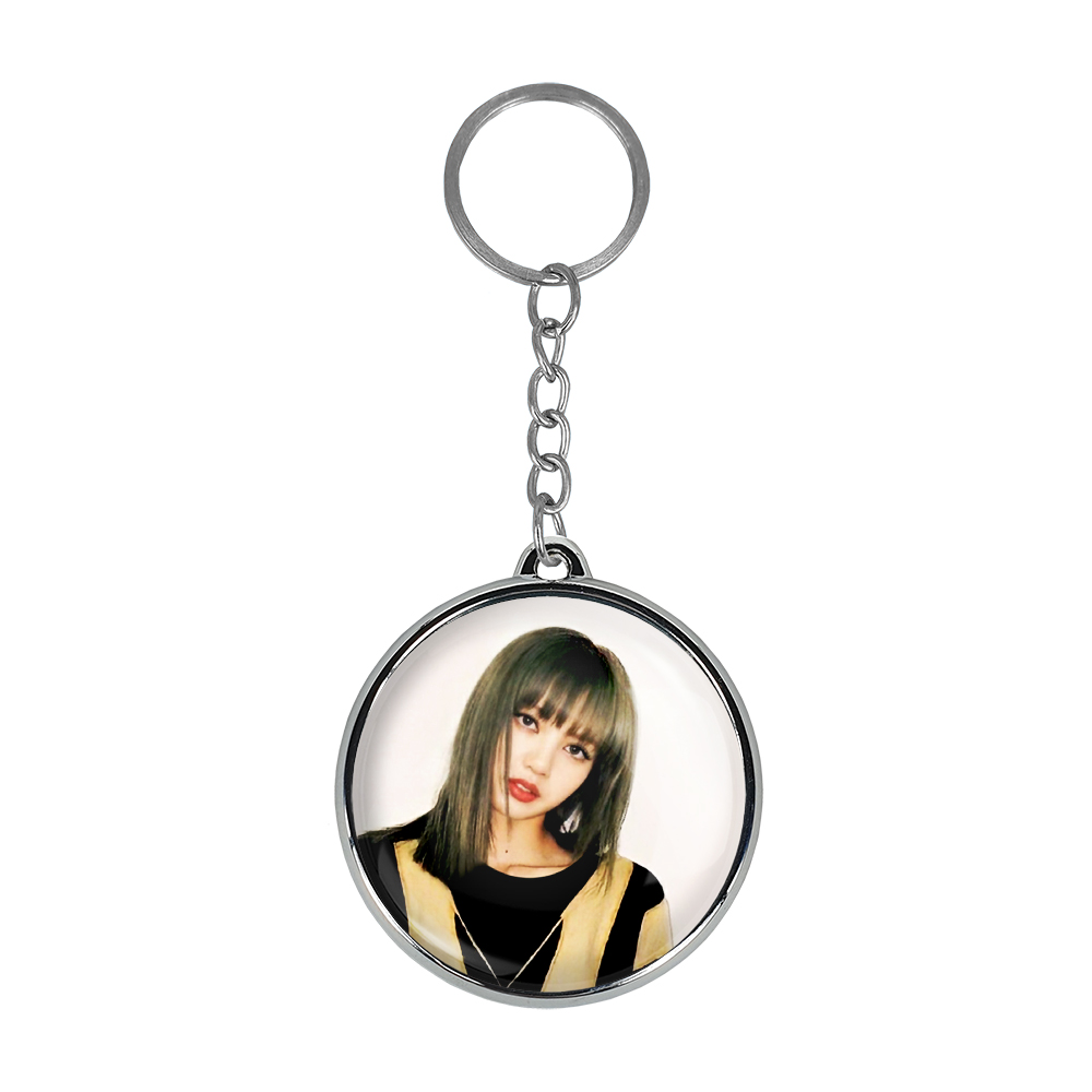 جاکلیدی خندالو طرح لیسا بلک پینک مدل دوطرفه کد 1431014309